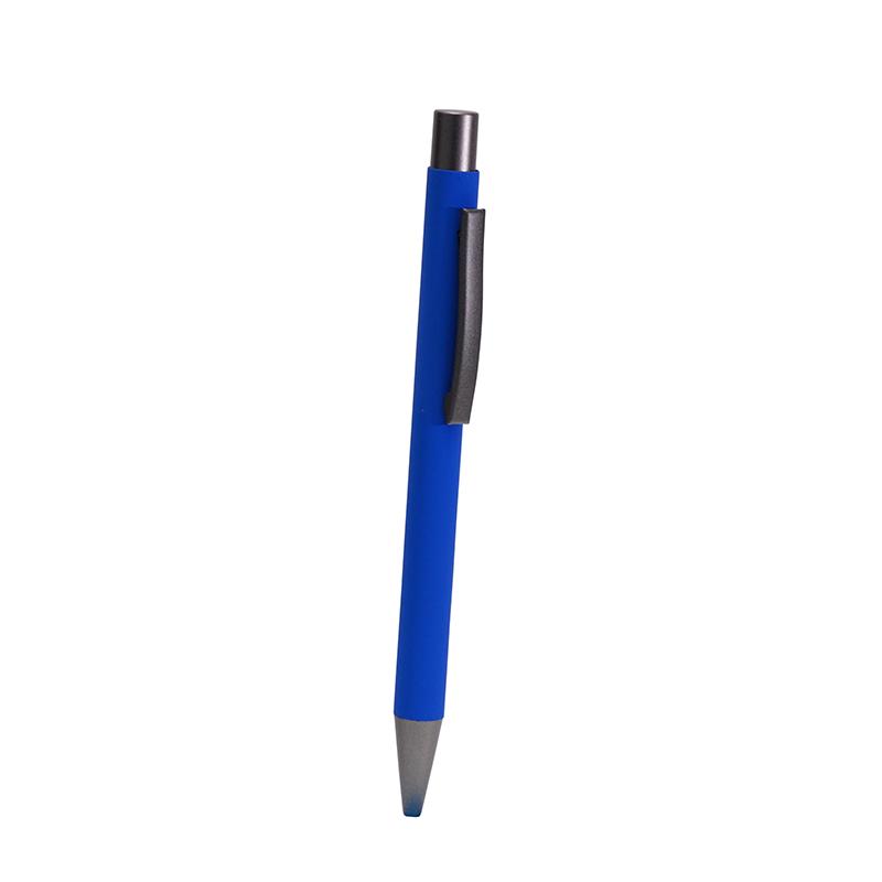 Silicon Coated Metal Pen - Light Blue